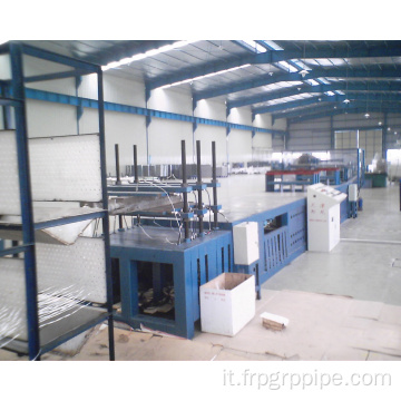 FRP Pultrusion Equipment Pultrusione GRP Linea di produzione